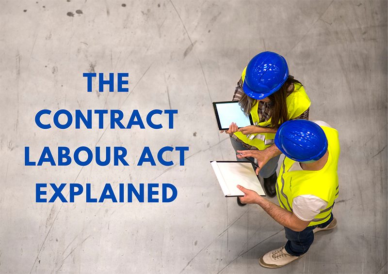 case study on contract labour act