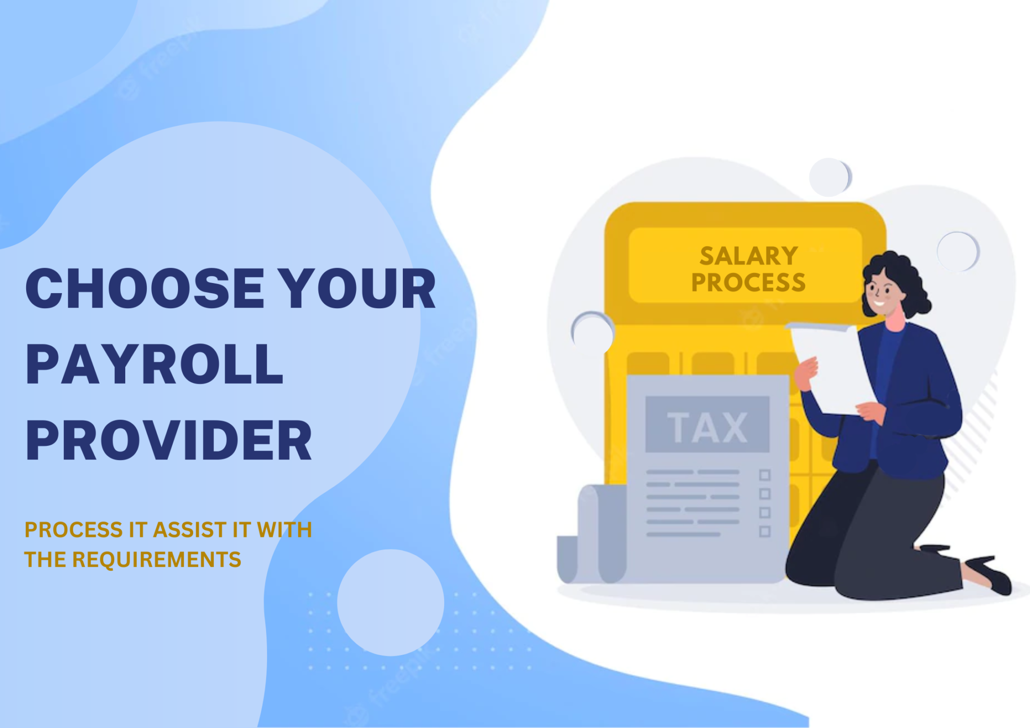 Check R Payroll Provider CHOOSE YOUR PAYROLL PROVIDER